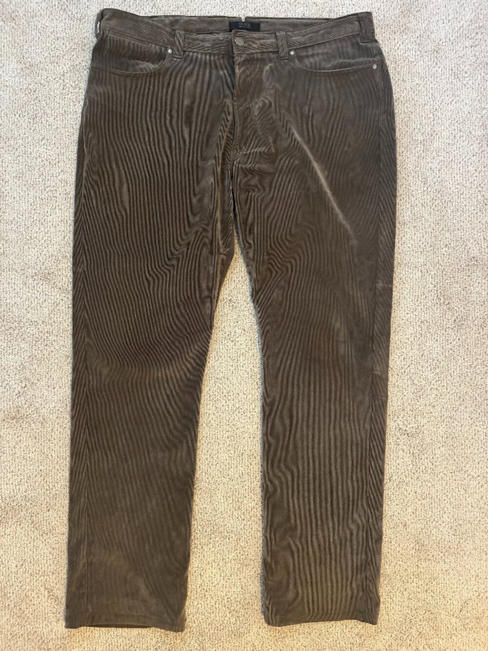 SAKS FIFTH AVENUE BLACK LABEL SOFT STRETCH CORDUROY PANTS - SZ 40 x 34